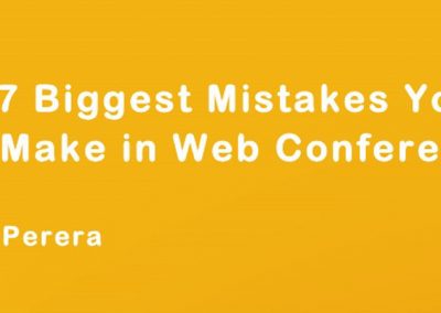 Effective webinar presentation
